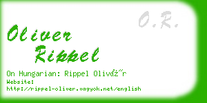 oliver rippel business card